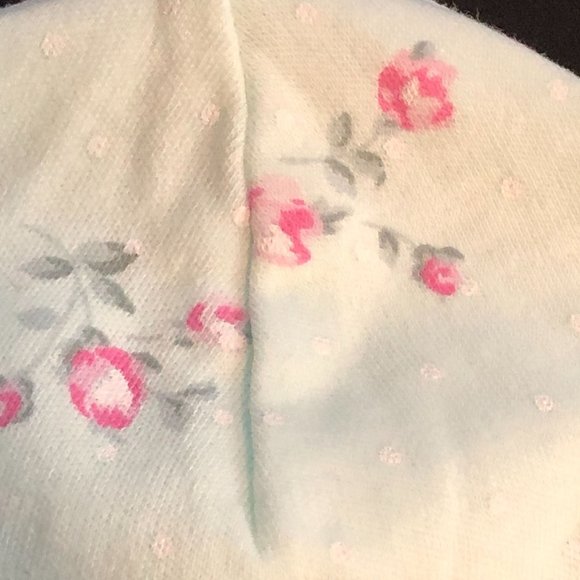 Little Me Floral Spray Hat Mint Print Size 6 Months - Picture 7 of 7
